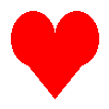 Heart sticker